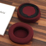 Geekria Comfort Mesh Fabric Replacement Ear Pads for SteelSeries Arctis Nova Pro Wireless, Nova Elite Headphones Ear Cushions, Repair Parts (Red)
