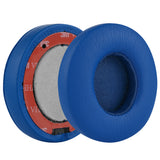 Geekria Replacement Ear Pads Compatible with Beats Solo 2 Wireless (B0534) (Not Compatible with Beats Solo2 Wired) On-Ear Headphones Ear Cushions (Blue)