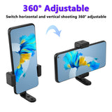 Geekria for Creators Smartphone Tripod Mount Adapter with 1/4 Inch Mount Screw for Microphone Arm Stand, Tripods, Camera Stand, Compatible with iPhone 14, 14 Plus, 13, SAMSUNG Galaxy S22 Ultra