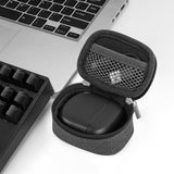 Geekria Earbuds Carrying Pouch Compatible with Bose QuietComfort Earbuds, QuietComfort Earbuds II, Ultra Open, QC Ultra Earbuds. Replacement Protective Earphones Travel Bag (Dark Grey)