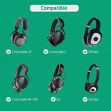 Geekria Audio Cable with Mic Compatible with V-MODA Crossfade LP/2 Headphones, 1/8" (3.5mm) to 3.5mm Replacement Stereo Cord with Inline Microphone and Volume Control (4 ft/1.2 m)