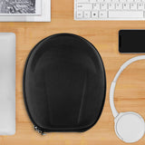 Geekria Shield Headphones Case Compatible with Sony WH-XB700, WH-CH520, WH-CH500, MDR-ZX600, Replacement Extra Hard Shell Travel Carrying Bag with Cable Storage (Black)