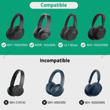 Geekria Shield Headphones Case Compatible with Sony WH-XB900N/H910N/H900N/1000XM6/1000XM4 and More, Replacement Hard Shell Travel Carrying Bag with Cable Storage (Deep Red)