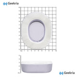 Geekria Sport Extra Thick Cooling-Gel Replacement Ear Pads Compatible with SteelSeries Arctis Nova Pro Wireless/ Nova Elite Headphones Ear Cushions, Repair Parts (Grey/ White)