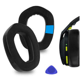 Geekria Sport Cooling-Gel Replacement Ear Pads for Logitech G435, G335 Headphones Ear Cushions, Headset Earpads, Ear Cups Cover Repair Parts (Black)
