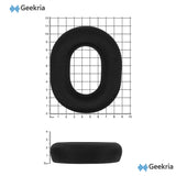 Geekria Comfort Mesh Fabric Replacement Ear Pads for Razer BlackShark V3 Pro (Do Not Fit V3 Wireless/ V3X) Headphones Ear Cushions, Repair Parts (Black)