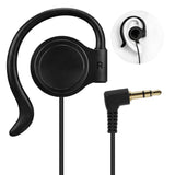 Geekria 3.5mm Single Side Earphone Earbud, One Ear Headphone Compatible with EXD-101 ATG-100T ELGT-470 Wireless Tour Guide System Receiver for Touring Groups, Radio, Podcast (Right / 3.3FT)