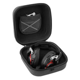 Geekria Shield Headphones Case Compatible with Sennheiser GSP 600, HD 800 S, HD 660s2, Replacement Hard Shell Travel Carrying Bag with Cable Storage (Dark Grey)