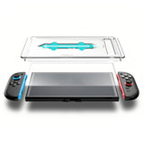 Geekria Tempered Glass Screen Protector Compatible with Nintendo Switch 2 (2025) with Alignment Frame Transparent HD Clear, Anti-Scratch & Fingerprint