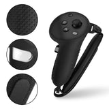 Geekria 7-in-1 VR Accessories Kit for Meta Quest 3, Touch Controller Grip Covers, Front Face Shield, Silicone Face Pad with Lens Protector, All-in-One Protection Set
