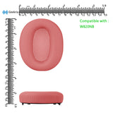 Geekria QuickFit Replacement Ear Pads for Edifier W820NB Headphones Ear Cushions, Headset Earpads, Ear Cups Repair Parts (Red)