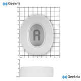 Geekria Replacement Ear Pads Compatible with JBL Tune 720BT/ 750BTNC/ 710BT/ 700BT/ 760NC/ 770NC Wireless Over-Ear Headphones Ear Cushions, Repair Parts (White)