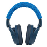 Geekria Knit Fabric Headband Cover Compatible with SONY WH-1000XM6/XM5/XM4 Headphones, Head Cushion Pad Protector, Replacement Repair Part, Easy DIY Installation (Ocean Blue)
