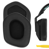 Geekria QuickFit Replacement Ear Pads for Logitech G733, G535, G335 Headphones Ear Cushions, Repair Parts (Black)