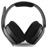 Geekria Velour Headband Pad Compatible with ASTRO A10, Headphones Replacement Band, Headset Head Cushion Cover Repair Part (Black)