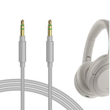 Geekria Audio Cable Compatible with Sony ULT WEAR, WH-1000XM5/1000XM4, WH-XB920N/910N, WH-CH700N, INZONE H5 Headphones, 1/8" (3.5mm) to 3.5mm Replacement Stereo Cord (4ft/1.2m)