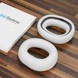 Geekria QuickFit Replacement Ear Pads for Logitech G735 Wireless Headphones, Ear Cushions, Repair Parts (White)