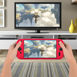 Geekria Silicone Protective Case Compatible with New Nintendo Switch 2, Split Design Shockproof Anti-Scratch Shell, Game Accessories (Red)