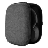 Geekria Shield Headphones Case Compatible with Sony WH-1000XM5/1000XM4/CH720N/ULT900N/XB910N, Replacement Hard Shell Travel Carrying Bag with Cable Storage (Grey)