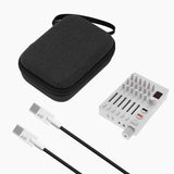 Geekria Audio Interface Carrying Case, Compatible with Teenage Engineering TX-6, EVA Hard Shell Portable Travel Bag (Dark Gray)