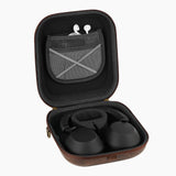 Geekria Shield Headphones Case Compatible with Sony WH-1000XM5, Bose QC Ultra II, Skullcandy Crusher ANC 2 and More, Replacement Hard Shell Travel Carrying Bag with Cable Storage (Brown)