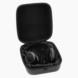 Geekria Shield Case for Large-Sized Over-Ear Headphones, Replacement Protective Hard Shell Travel Carrying Bag with Cable Storage, Compatible with Sennheiser HD 660S2/599 SE/559 (Black)