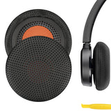 Geekria Replacement Ear Pads for Poly Blackwire Series 3310, 3315, 3325, 3320, C215, C225, C310, C320, C420, C3210, C3220, C3215, C3225 Headphones (Excluding Sponge), Ear Cushions (Black)