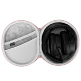Geekria NOVA Headphones Case Compatible with Skullcandy Hesh Evo/ANC/3, Crusher ANC2, Replacement Hard Shell Travel Carrying Bag with Cable Storage (Pink Marble)