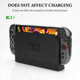 Geekria Silicone Protective Case Compatible with Nintendo Switch 2 features a split-type design, shock absorption, scratch resistance, Ergonomic Grip Design, Charge Without Removing