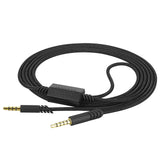 Geekria Gaming Audio Cable Compatible with Astro A40 tr, A40, A30, A10 Gen 2, A10 Gaming Headset Cable, 3.5mm Auxiliary Replacement Stereo Cable with Mute Control (6 ft/2 m)