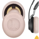 Geekria QuickFit Replacement Ear Pads for Jabra Evolve2 65 (65MS 65UC USB)/Evolve2 40 (40UC 40MS USB)/Elite 45h On-Ear Wireless Headphones, Ear Cushions, Repair Parts (Gold)