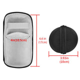 Geekria Shield Speaker Case Compatible with Ultimate Ears Wonderboom 3/2, Replacement Hard Shell Portable Speaker Protective Carrying Bag with Keychain Hook (Black)