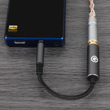 Geekria 3.5mm (4-Pole) Balanced to 4.4mm (5-Pole) Balanced Adapter Cable, 15cm Headphone Upgrade Conversion Cord, Aluminum Alloy Connectors, Braided PP Yarn