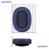 Geekria Replacement Ear Pads for Bowers & Wilkins PX7 S3 Headphones Ear Cushions, Repair Parts (Indigo Blue)