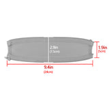 Geekria Flex Fabric Headband Cover Compatible with Beats Solo 3, Solo 2 Headphones, Head Cushion Pad Protector, Replacement Repair Part, Sweat Cover, Easy DIY Installation (Gray)