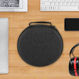 Geekria Shield Headphones Case Compatible with 3M PELTOR 105 H10A, H10A HV, H10P3E, X1A, X2A, X3A, H10B Case, Replacement Hard Shell Travel Carrying Bag with Cable Storage (Dark Grey)