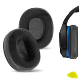 Geekria Comfort Protein Leather and Velour Replacement Ear Pads for Turtle Beach Stealth 700 Gen 1/ 600/ 500/ 400/ 300, 500X, 700X, 420X, XP500 Headphones Ear Cushions (Black)