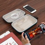 Geekria Hard Carrying Case Compatible with Razer KISHI V2, Mobile Gaming Controller, Portable Storage Bag, Scratch and Shockproof Compact Travel Box (Black)