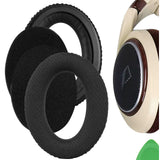 Geekria Comfort Mesh Fabric Replacement Ear Pads for Sennheiser HD505, HD515, HD518, HD555, HD558, HD559, HD569, HD579, HD589 Headphones Ear Cushions, Repair Parts (Black)