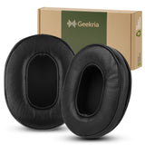 Geekria Elite Sheepskin Replacement Ear Pads Compatible with Audio-Technica ATH-M50X, ATH-M50xBT2, ATH-M40X, ATH-M30X, ATH-M20X, ATH-M10X Headphones, Ear Cushions (Black)