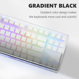 Geekria Tenkeyless Acrylic Keyboard Dust Cover, for TKL 80% Compact 87 Key Computer Mechanical Gaming Keyboard, Compatible with Razer Huntsman V2 TKL, Tournament Edition TKL (Gradient Black)