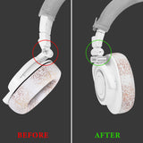 Geekria 1 Pair Metal Headband Hinge Fix Kit Compatible with Audio-Technica ATH-M50x, M50xBT, M50xGM, M50xBB, M50xPB, M50xWH, M50x ENSO, M50XSTS-USBMIKU Headphones, Repair Parts (Silver)