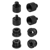 Geekria for Creators Microphone Screw Adapter, 3/8 Male to 5/8 Female, 1/4 Male to 5/8 Female, 5/8 Male to 3/8 Female, 5/8 Male to 1/4 Female Mic Thread Adapters for Microphone (Black / 8 Pack)