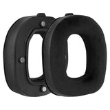 Geekria Comfort Hybrid Velour Replacement Ear Pads for Astro A40 TR Headphones, Repair Parts (Black)