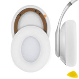 Geekria QuickFit Replacement Ear Pads for Beats Studio Pro Headphones, Ear Cushions (White)