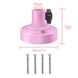Geekria for Creators Microphone Table Flange Mount Adapter, Metal Table Mount Clamp with Adjustable Interface Aperture Compatible with TONOR T20, Aokeo AK-35, InnoGear Microphone Arm (Pink)