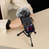 Geekria for Creators Furry Windscreen Compatible with ZOOM H6 essential Recorder, Mic DeadCat Muff, Windbuster, Fluff Cover, Portable Digital Recorder (Grey / 2 Pack)