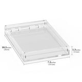 Geekria Audio Samplers Clear Acrylic Case Protector, Magnetic Closing Dust Cover, Compatible with Teenage Engineering EP-133 K.O. II, EP-1320 Medieval Sampler (Clear)