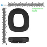 Geekria Comfort Hybrid Velour Replacement Ear Pads for Astro A40 TR Headphones, Repair Parts (Black)