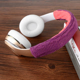 Geekria Knit Fabric Headband Cover Compatible with Audio-Technica, Beats, Bose, AKG, Sennheiser, Skullcandy, Sony, Headphones, Head Cushion Pad Protector, Replacement Repair Part (Pop Magenta)